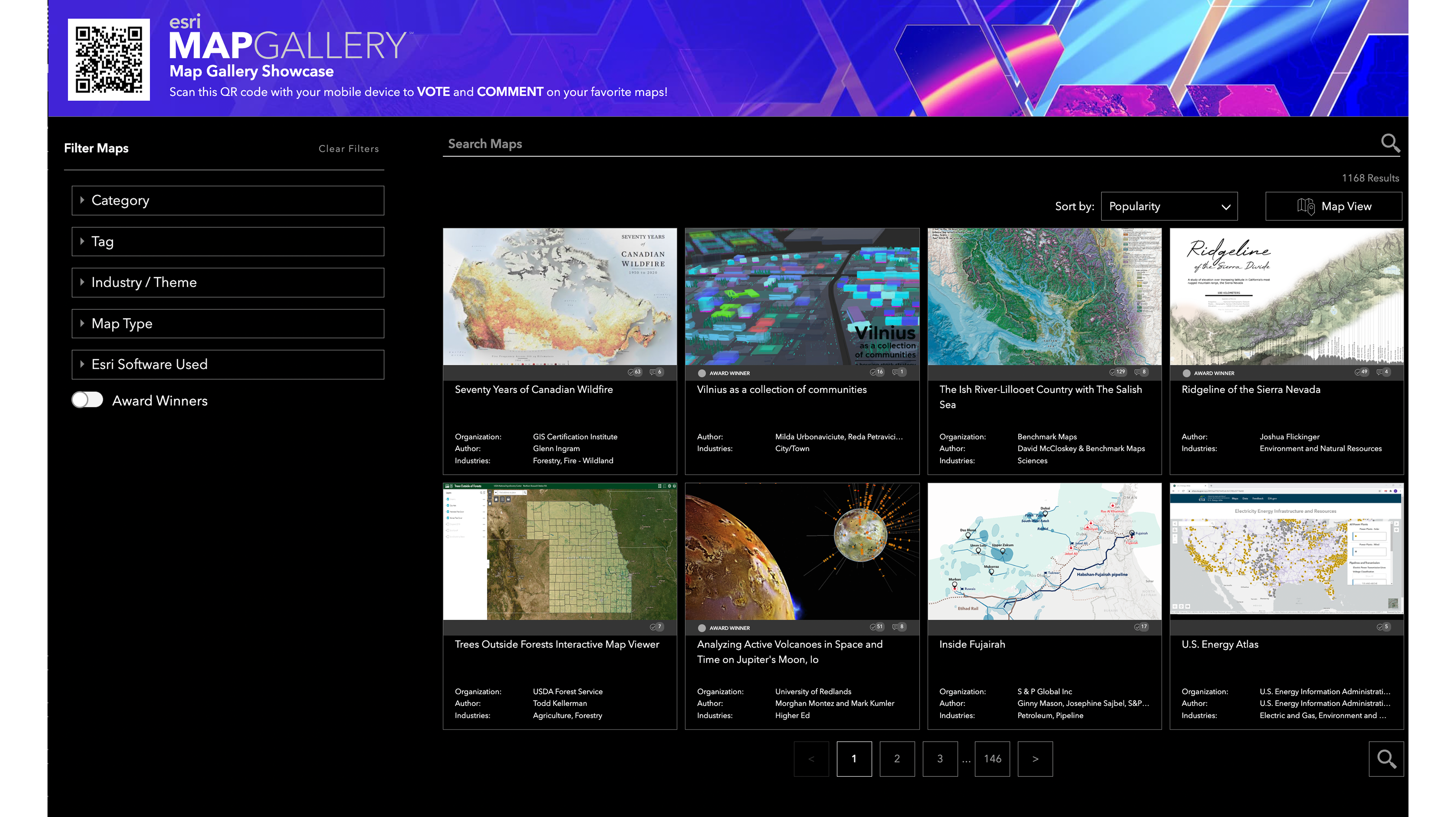 Old gallery view layout
